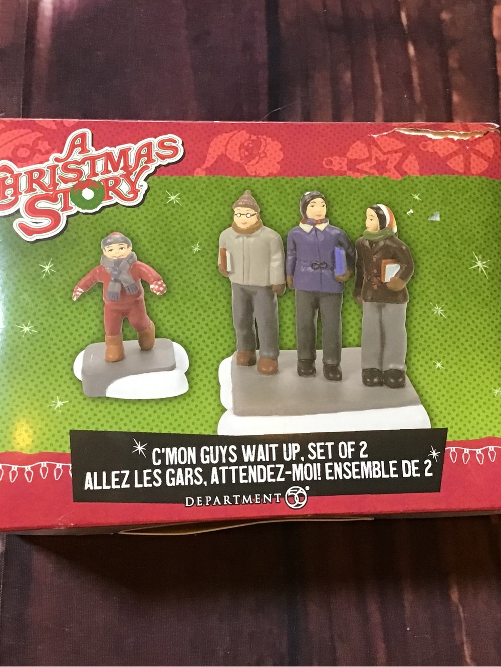 A Christmas story c’mon guys wait up set of 2 department 56